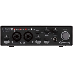 Steinberg UR22C USB-C 2x2 Audio Interface with D-PRE 32-Bit/192 kHz
