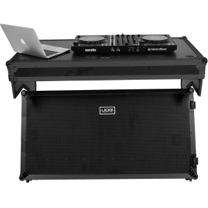 UDG Ultimate Flight Case Portable Z-Style DJ Table with Wheels - Black