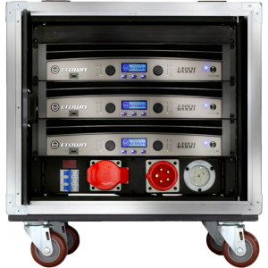 Crown VRack 12000HD Amplifier Rack with Power Distribution White