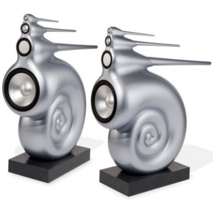 Bowers & Wilkins Prestige Nautilus 220V Studio-Grade Iconic Floorstanding Loudspeaker, Silver - Pair