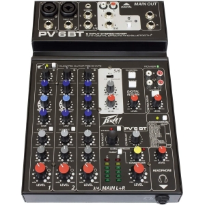 Peavey PV® 6BT Compact Mixer 6 Channel with Bluetooth