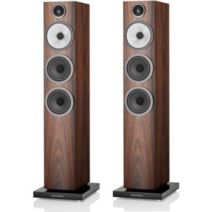 Bowers & Wilkins 704 S3 3-Way Floorstanding Loudspeaker, Mocha - Pair