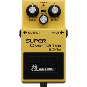 BOSS SD-1W Super Overdrive Waza Craft Guitar Pedal