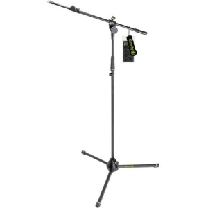 Gravity GMS4322B Microphone Stand with Folding Tripod Base and 2-Point Adjustment Telescoping Boom