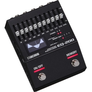 BOSS EQ-200 Graphic Equalizer Pedal for Electric Guitar, Bass, or Keyboards