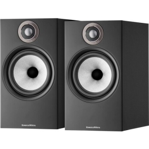 Bowers & Wilkins 606 S2 Anniversary Edition 2-Way Standmount Loudspeaker, Black - Pair