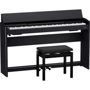 Roland F701 88-Key Modern Digital Piano with Stand (Black)