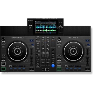 Denon DJ SC LIVE 2 Standalone 2-Deck DJ System with 7" Touchscreen, Built-In Speakers, and Wi-Fi