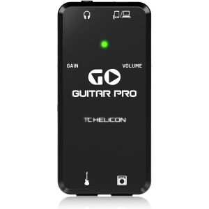 TC Helicon GOGUITARPRO Audio Interface for Guitar and Bass with Midas preamp