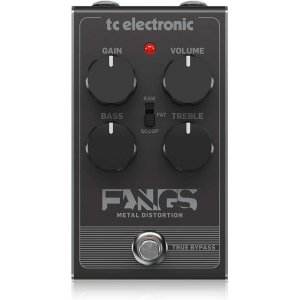 TC Helicon FANGSMETALDISTORTION High-Gain Distortion Pedal