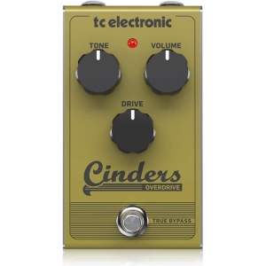 TC Helicon CINDERSOVERDRIVE Analog Overdrive Pedal