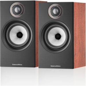 Bowers & Wilkins 607 S2 Anniversary Edition 2-Way Standmount Loudspeaker, Red Cherry- Pair