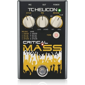 TC Helicon CRITICALMASS Stomp Box with Coir, Reverb &