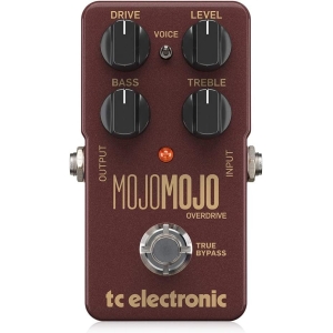 TC Helicon MOJOMOJOOVERDRIVE Stompbox Overdrive with Voicing Switch