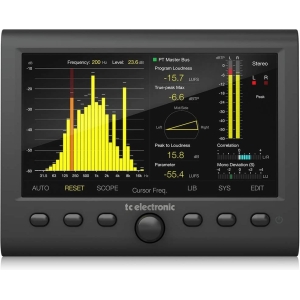 TC Helicon CLARITYMSTEREO Stereo Audio Meter w/ 7" Display