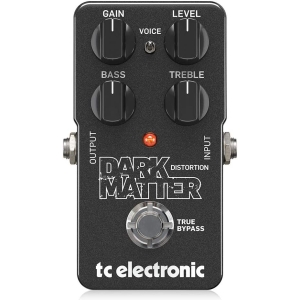 TC Helicon DARKMATTERDISTORTION Stompbox Instant Distortion Gratification W/Voicing Switch