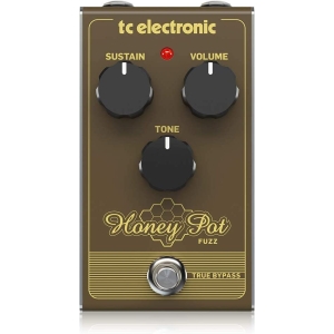 TC Helicon HONEY POT FUZZ Vintage-Flavored Fuzz Pedal