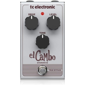 TC Helicon EL MOCAMBO OVERDRIVE Classic Tube Overdrive Pedal with Intuitive 3-Knob Interface