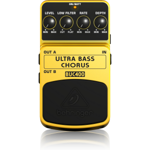 Behringer BUC400 Guitar Effects Pedal Ultimate Bass Chorus