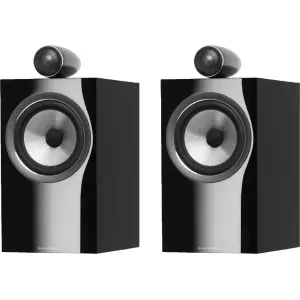 Bowers & Wilkins 705 S2 2-Way Premium HiFi Standmount Loudspeaker, Black - Pair