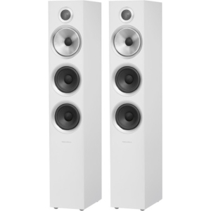 Bowers & Wilkins 704 S2 Premium HiFi Floorstanding Loudspeaker, Satin White - Pair