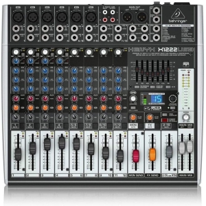 Behringer X1222USB Mixer Audio 10 CH (6 Mono & 2 Stereo)