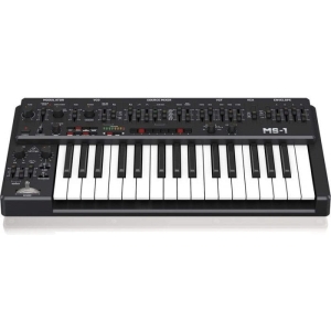 Behringer MS1BK Synthesizer analog with 32 Full-Size Keys