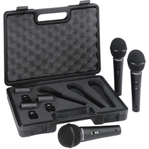 Behringer XM1800S Microphone Wired Dynamic Cardioid Vocal Pack of 3