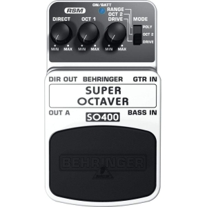 Behringer SO400 Guitar Effects Pedal Super Octaver