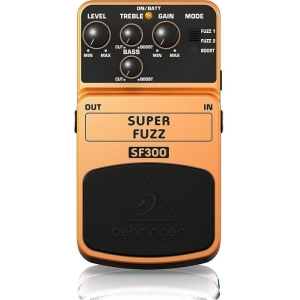 Behringer SF300 Guitar Effects Pedal 3-Mode Fuzz Distortion
