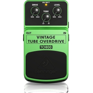 Behringer TO800 Guitar Effects Pedal Vintage Tube-Sound Overdrive