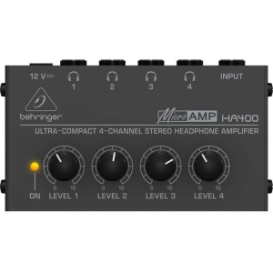 Behringer HA400 Headphone Amplifier 4-CH Stereo