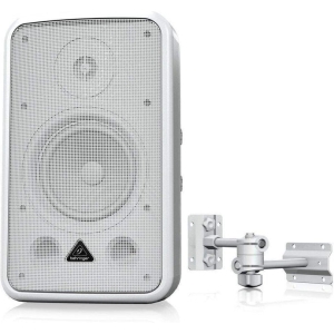 Behringer CE500AWH Speaker Powered Wall Mount 1x5.5" 80W Peak 2 Way Plastic Body w/ Wall Bracket White