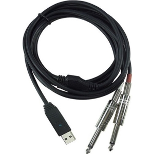 Behringer LINE2USB Stereo 1/4" Line In to USB Interface Cable