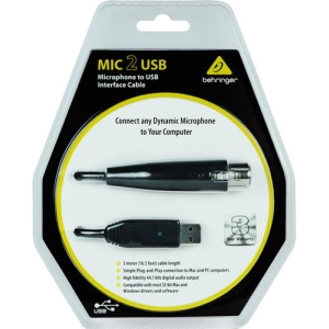 Behringer MIC2USB Microphone to USB Interface Cable