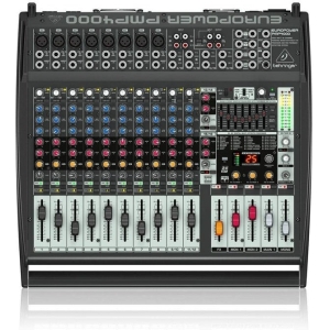Behringer PMP4000 Mixer Powered 16 CH (8 Mono & 4 Stereo) 2x800W