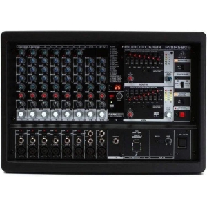 Behringer PMP580S Mixer Powered 10 CH (6 Mono & 2 Stereo) 2x250W