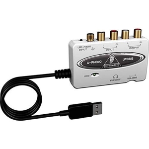 Behringer UFO202 Audio Interface USB w/Bulitin Phono Preamp