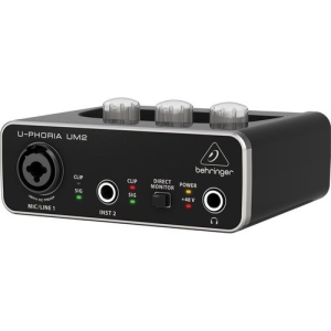 Behringer UM2 Audio Interface USB w/ XENYX Mic Preamp