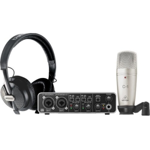 Behringer UPHORIASTUDIOPRO Complete Recording Bundle with High Definition USB Audio Interface