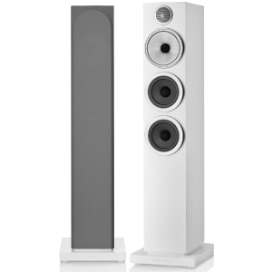 Bowers & Wilkins 704 S3 3-Way Floorstanding Loudspeaker, White - Pair