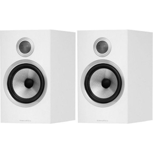 Bowers & Wilkins 706 S2, 2-Way Premium HiFi Standmount Loudspeaker,700 Series, Satin White - Pair
