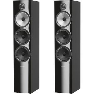 Bowers & Wilkins 703 S2 Premium HiFi Floorstanding Loudspeaker, Gloss Black - Pair