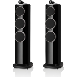 Bowers & Wilkins 804 D4 Studio-Grade Diamond Floorstanding Loudspeaker, Gloss Black - Pair