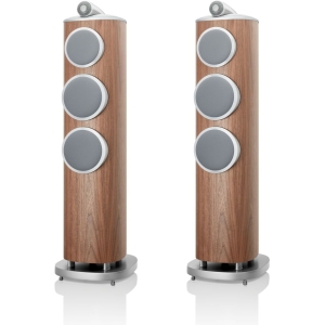 Bowers & Wilkins 804 D4 Studio-Grade Diamond Floorstanding Loudspeaker, Satin Walnut - Pair