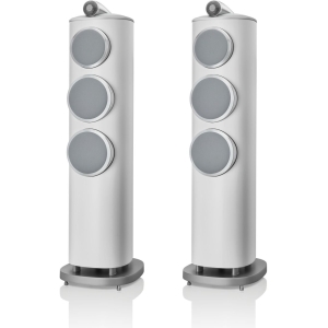 Bowers & Wilkins 804 D4 Studio-Grade Diamond Floorstanding Loudspeaker, White - Pair