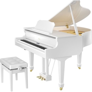 Roland GP-609-PW Digital Piano, 88 Keys, Polished White