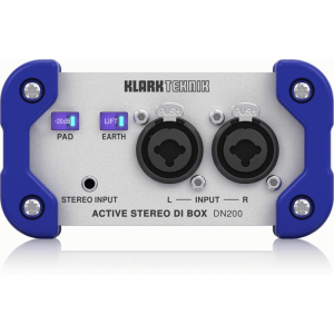Behringer DN200V2 Active DI Box, 2-Channel with Extended Dynamic Range