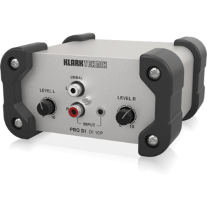 Behringer DI10P Passive DI Box with stereo input and summed mono output
