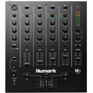 Numark M6USBBLACK 4-Channel USB DJ Mixer